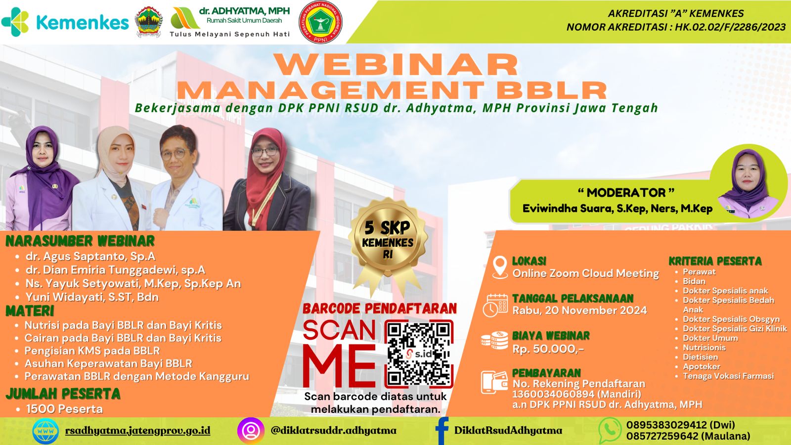 Webinar Manajemen Berat Badan Lahir Rendah